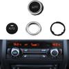 Front/Rear AC Climate Control Knob Button Cover For BMW X6 2014-2019 X5 2014-18