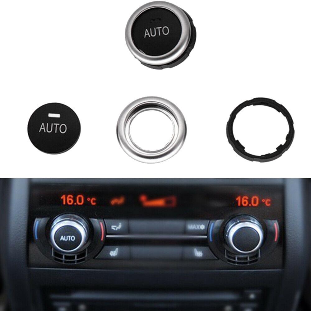 Front/Rear AC Climate Control Knob Button Cover For BMW X6 2014-2019 X5 2014-18
