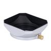 39mm Lens Hood Professional Vintage Style Metal Digital Camera Lens Hood for 39mm Camera Lens Silver