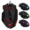 Nova (Black) Wired Gaming Mouse, 4800 DPI Adjustment, 12 Programmable Buttons, RGB Backlight, High Precision, Ergonomic Design, Optical Gaming Mouse,
