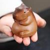 Capybara Tea Pet Ornaments Souvenir Adorable Kung Fu Model Clay Mini