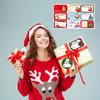 10Pcs/Pack Set Stickers Christmas Holiday Decorations Holiday Vibes Patterned Labels