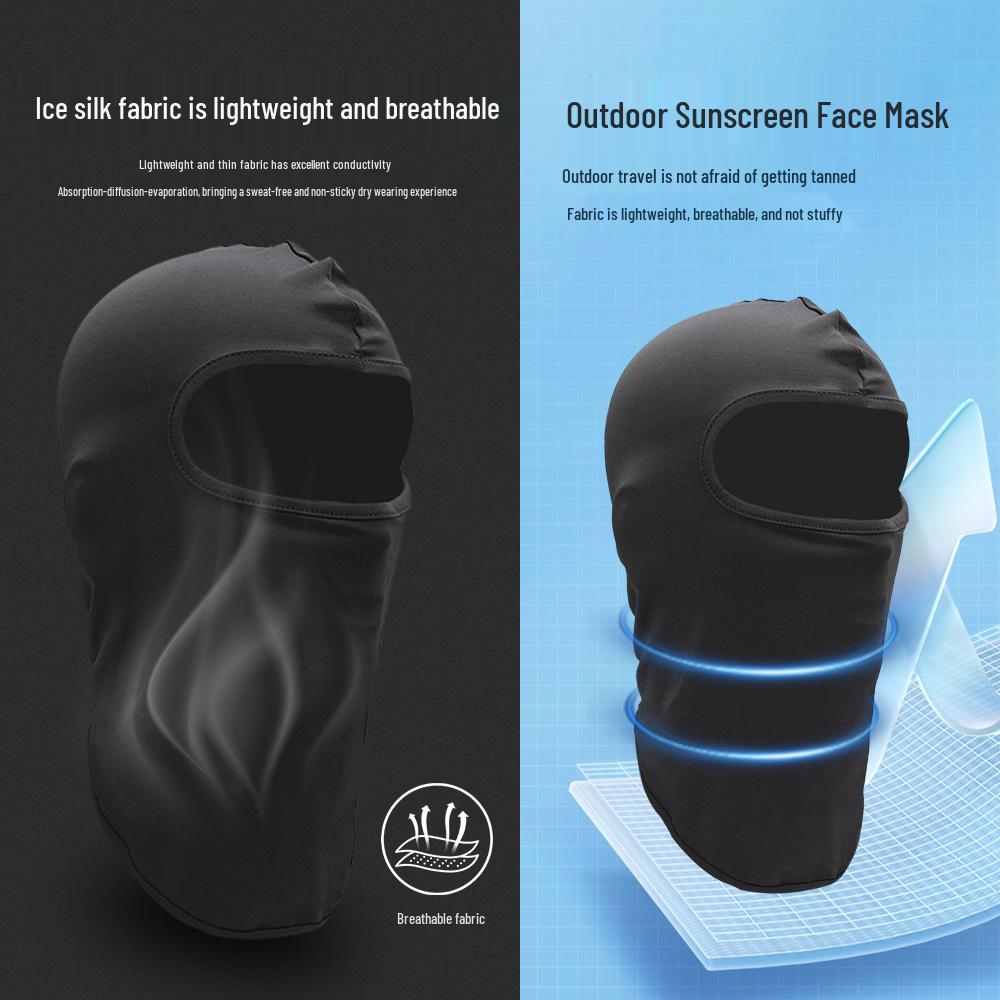 UV Protection Cycling Balaclava: Windproof, Dustproof, Sun Protection Headgear for Outdoor Sports & Motorcycling