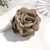 16 Colors Sweat Medium Size Cotton Fabric Rose Flower Hair Claw Clips for Women Korean Ctach Shark Clamp Hair Accessories