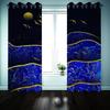 Birds Fly Over The Mountains Pattern High Blackout Curtains For Bedroom Villa Gold Marble Window Curtain For Living Room Drape