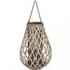 Wicker Bulbous Lantern