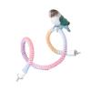 Sturdy Parrot Standing Woven Rope Screw Head Swing Colorful Perch Training