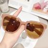 Trend Jelly Sunglasses Temperament Sunglasses Show Face Small Lenses Sunglasses