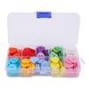 180 Pcs Mixed Color Resin Buttons 15mm Durable Children Sweater Shirt Buckle for Clothing Sewing