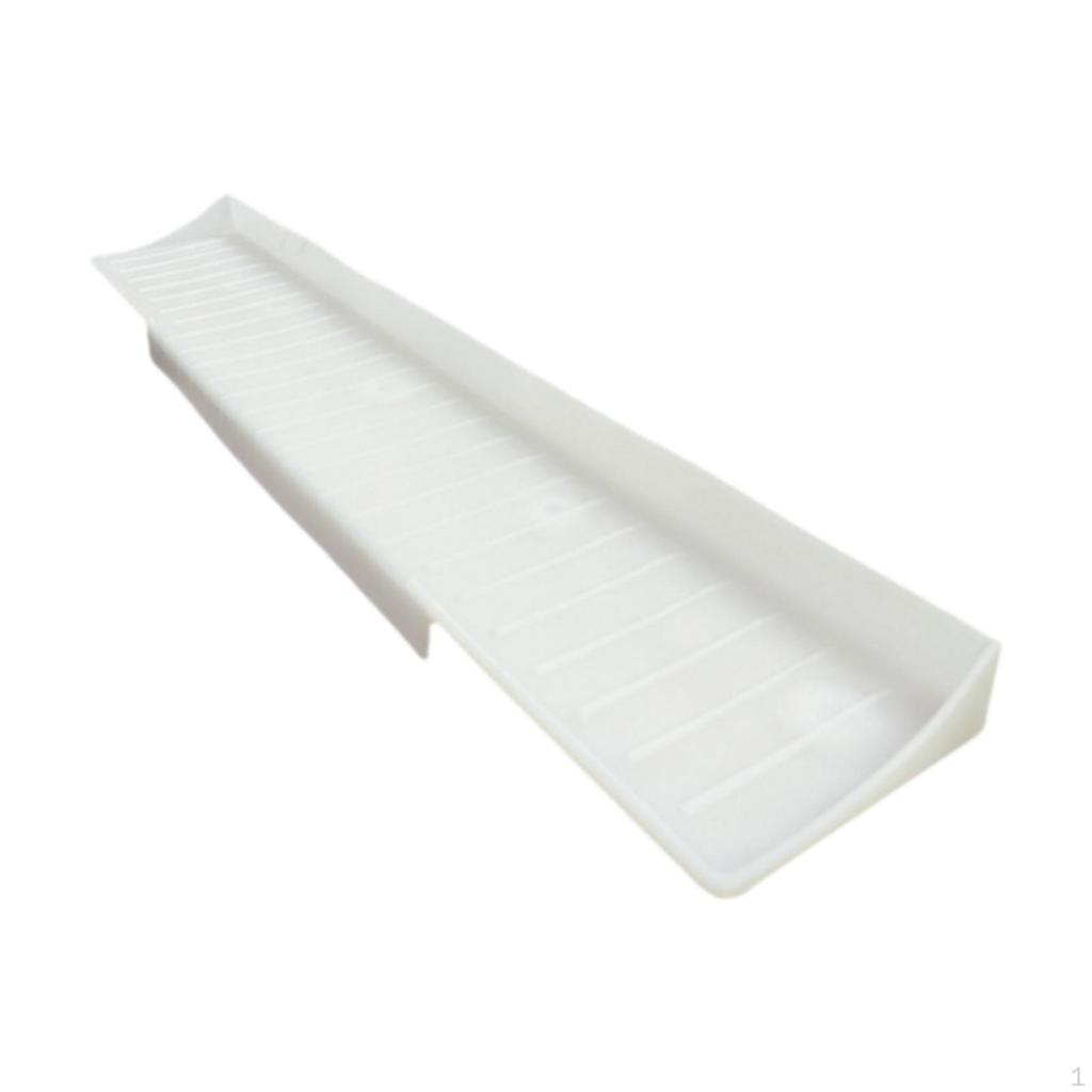 Draining Mat for Kitchen Countertop with Sponge Holder 11.5 X 66 Cm