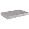 VidaXL Floating Wall Shelves 4 Pcs Concrete Grey 40x23x3.8 Cm MDF
