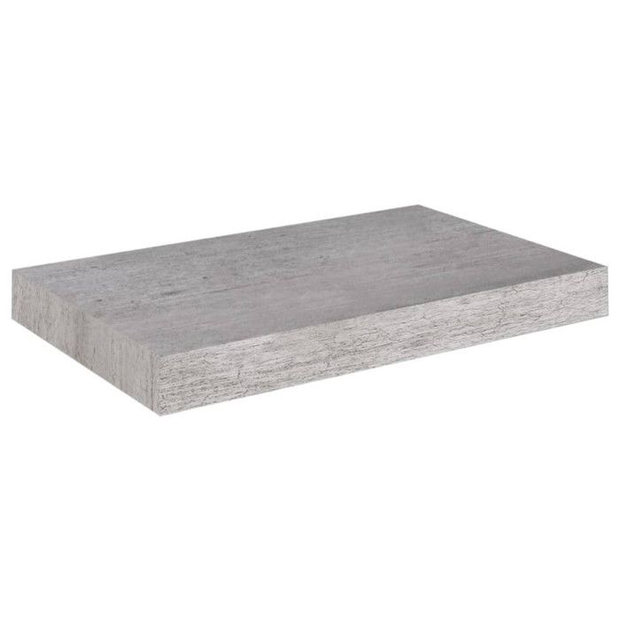 VidaXL Floating Wall Shelves 4 Pcs Concrete Grey 40x23x3.8 Cm MDF