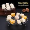 304 Stainless Steel Steaming Rack for Rice Cooker - Waterless Heat, Versatile Bun Steamer with High Legs.
