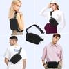 Bidirectional Zipper Waist Bag Nylon Multifunctional Women's Waist Belt Bag, Storage Bag, Adjustable Shoulder Strap Crossbody Bag, Small Bag