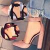 6 Color Sexy Retro Heeled Shoes Women Fashion High Heels Pumps High Thick Heels Shoes Autumn Fashion