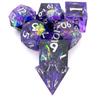 7Pcs/Set Creative Resin For D&d DND Polyhedral Dices Dice Set Table Games Accessory