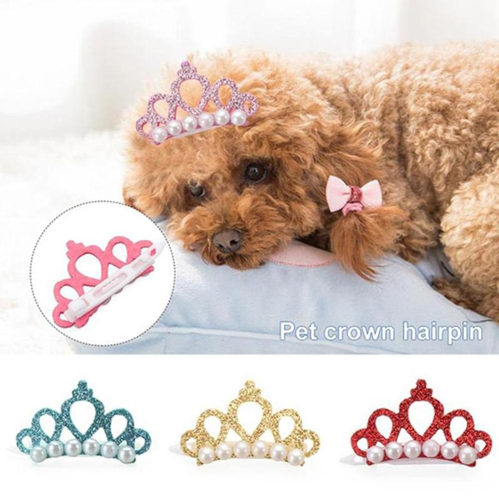 Headdress Cat Grooming Pet Headwear Puppy Accessories Hair Dog Bow-tie Flower Bowknot Pet Clip L4D6