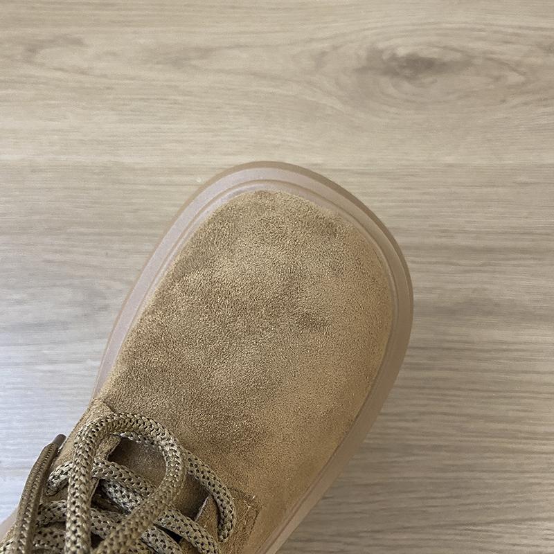 Модные ботильоны для женщин на плоской подошве, на платформе, дизайнерские повседневные спортивные ботинки из замши, новый тренд 2025, уютные женские ботинки челси