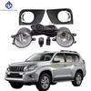 1 Set Fog Lights Headlight For Toyota Prado FJ150 LC150 2010 2011 2013 Fog Lamp Cover Grill Bezel Front Bumper Fog Light