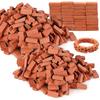 CMD 500pcs Miniature Bricks 135 Mini Brick Blocks Miniature Parts Miniature Red Bricks Diorama Creation DIY Scenery Building Model Gardening