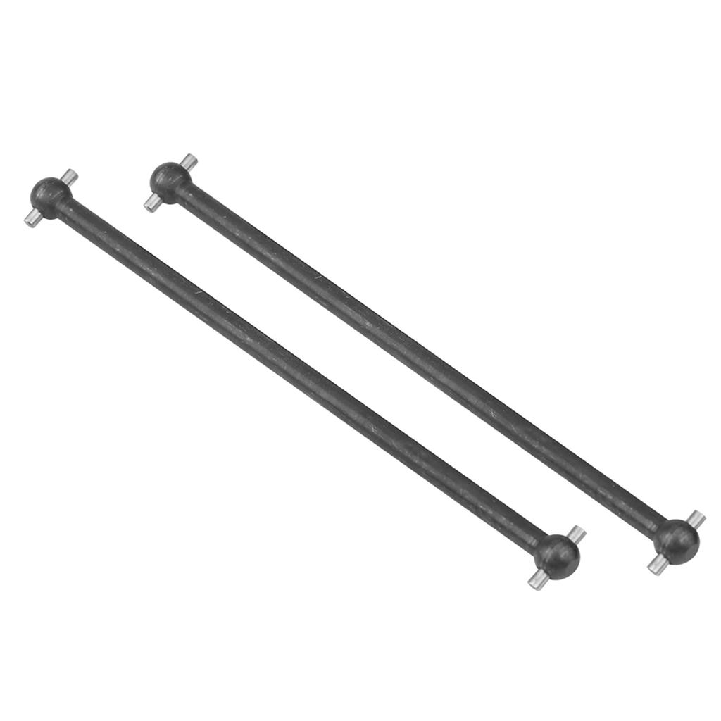 2 Pcs 101mm Metal Dog Bone Drive Shafts for FS 53633 51805 51806 1 10 Scale RC Car (Black)