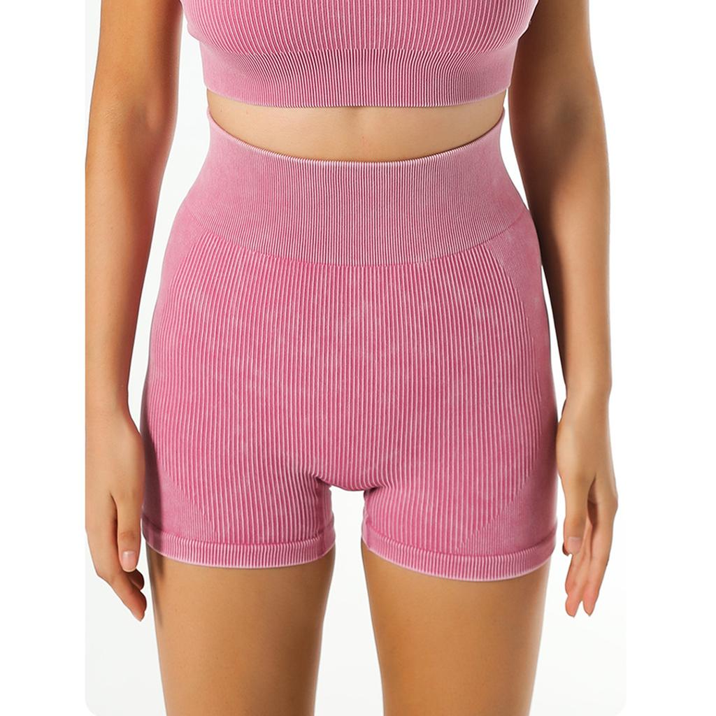 Fitness Sports Shorts Elasticity High Waist Push Up Leggings Gym Running Yoga Shorts Breathable Women's Cycling Short