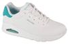 Uno - Pop Back, Womens White Sneakers
