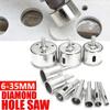 6-35mm Hole Saw Drill Bit Diamond Glass Hole Saw Drill Bits Drilling Crown  Tile Marble Ceramic