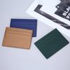 Leather Women Credit ID Card Double Sided Thin Coin Pouch Business Wallet Slim Card Holder Case Bag