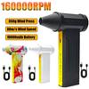 Turbo Jet Fan 160000RPM Powerful Air Blower Vacuum Dust Cleaner USB Recharge Strong Winds 60m/s Car Brushless Blower
