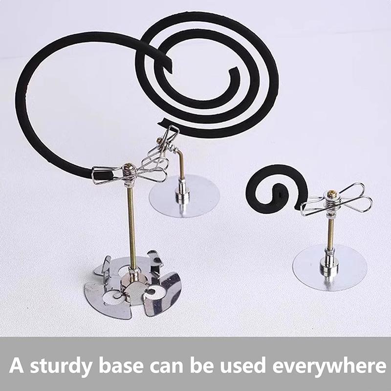New1/5Pcs Magnetic Mosquito Coil Holder Creative Mosquito Coil Holder Repellent Incenses Rack Home Accessories