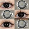 1 Pair Prescription Colored Contact Lenses Comfortable Soft Lenses Natural Eye Color Multi Color Annual Lens