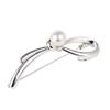 Pearl Ribbon Brooch Pearl Brooch Pearl Brooch & Women's [Gift Wrapped]