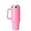 40oz Straw Insulated Tumbler with Handle Portable Water Cup Stainless Steel Vacuum Thermal Insulated Mug for Cold Hot Beverages