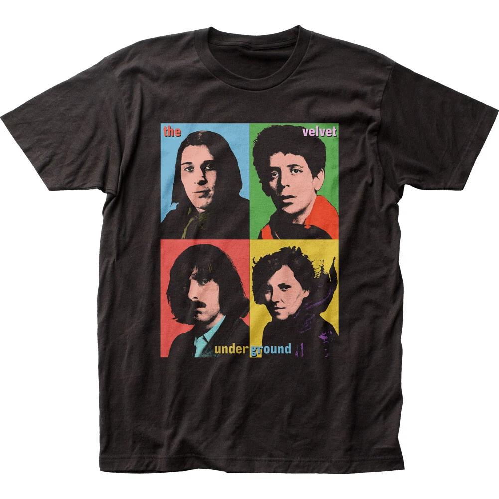 Velvet Underground Pop Art 1 Mens T Shirt Rock And Roll Classic Tee New Black
