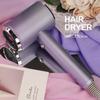 Gradient Color Hair Dryer with High Power, Blue Light, and Hot/Cold Settings