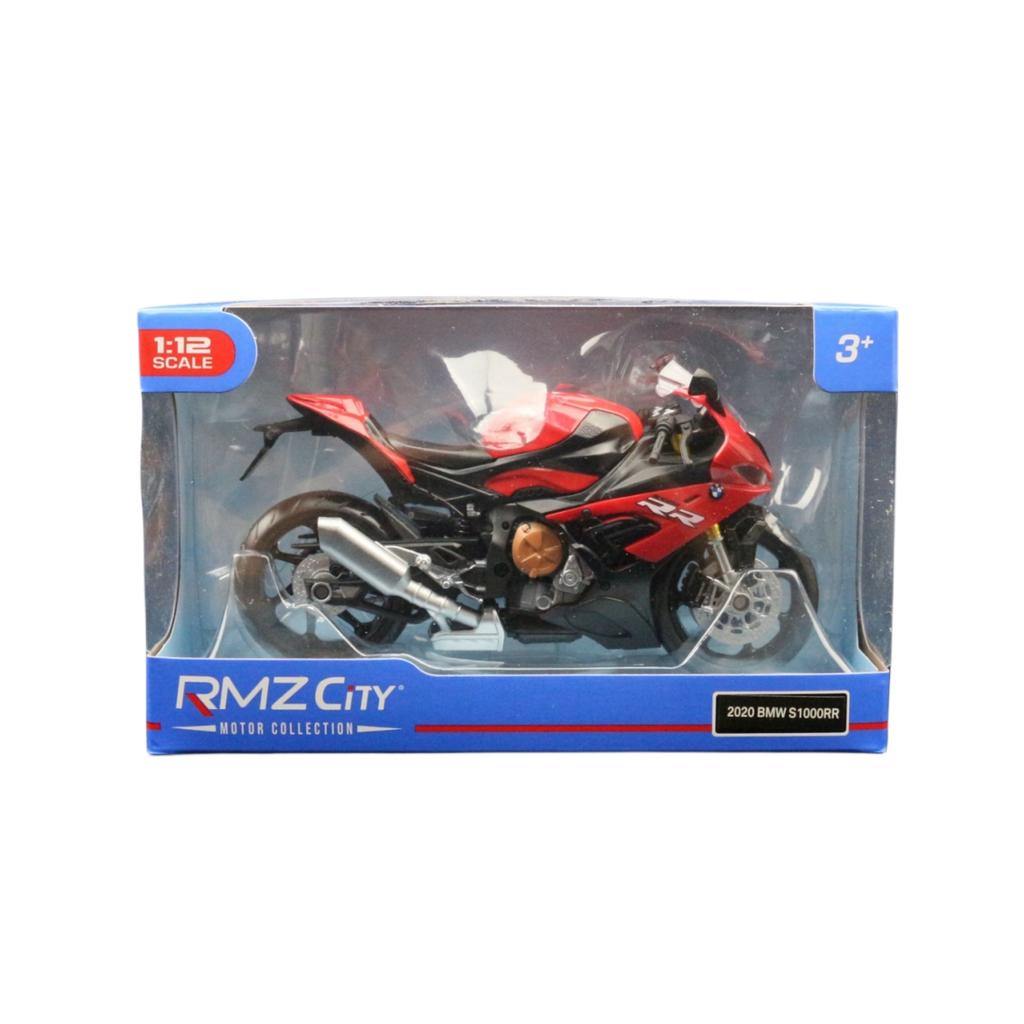 1/12 BMW S1000RR Motorcycle Toy RMZ City Diecast Metal Racing Model Super Sport Miniature Collection Gift For Boy Children