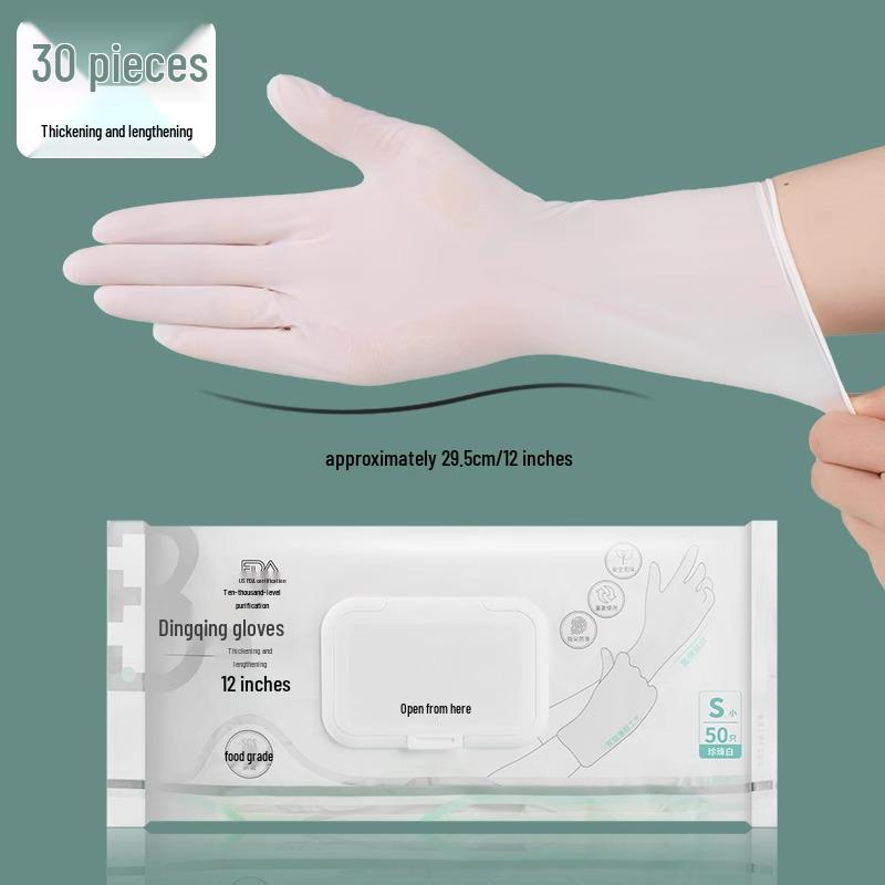 Durable Waterproof Latex Nitrile Cleaning Gloves for Household and Kitchen Tasks