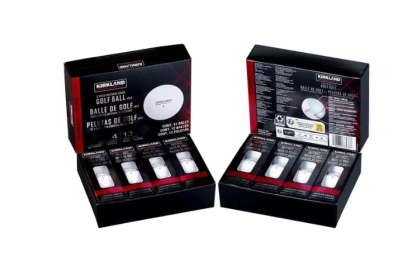 KIRKLAND Signature Performance +V3 Golf Balls, 3-Piece Urethane Cover Balls, 24 Balls
