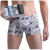 Men's Panties 4pcs/Lot Male Underpants Man Pack Shorts Boxers Underwear Fashion Sexy Mens Boxer Bamboo Hole Large Size L-4XL