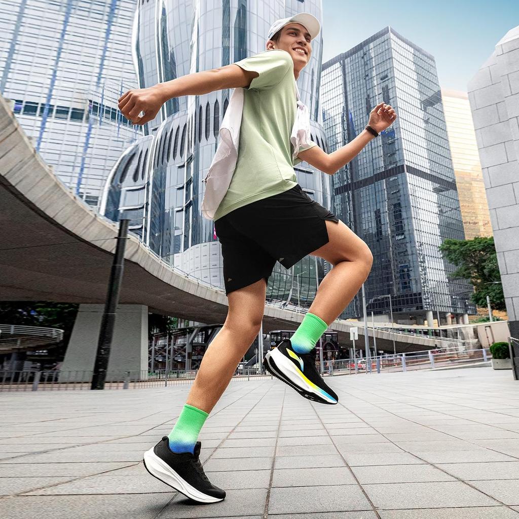 Li Ning Wu Shi Lite 2.0 Lightweight High Resilience Running Shoes Men Sneakers Black ARSU009-6