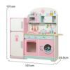 Kids Kitchen Pretend Play Toy Set for Toddlers Cooker Fridge Washing Machine Lama