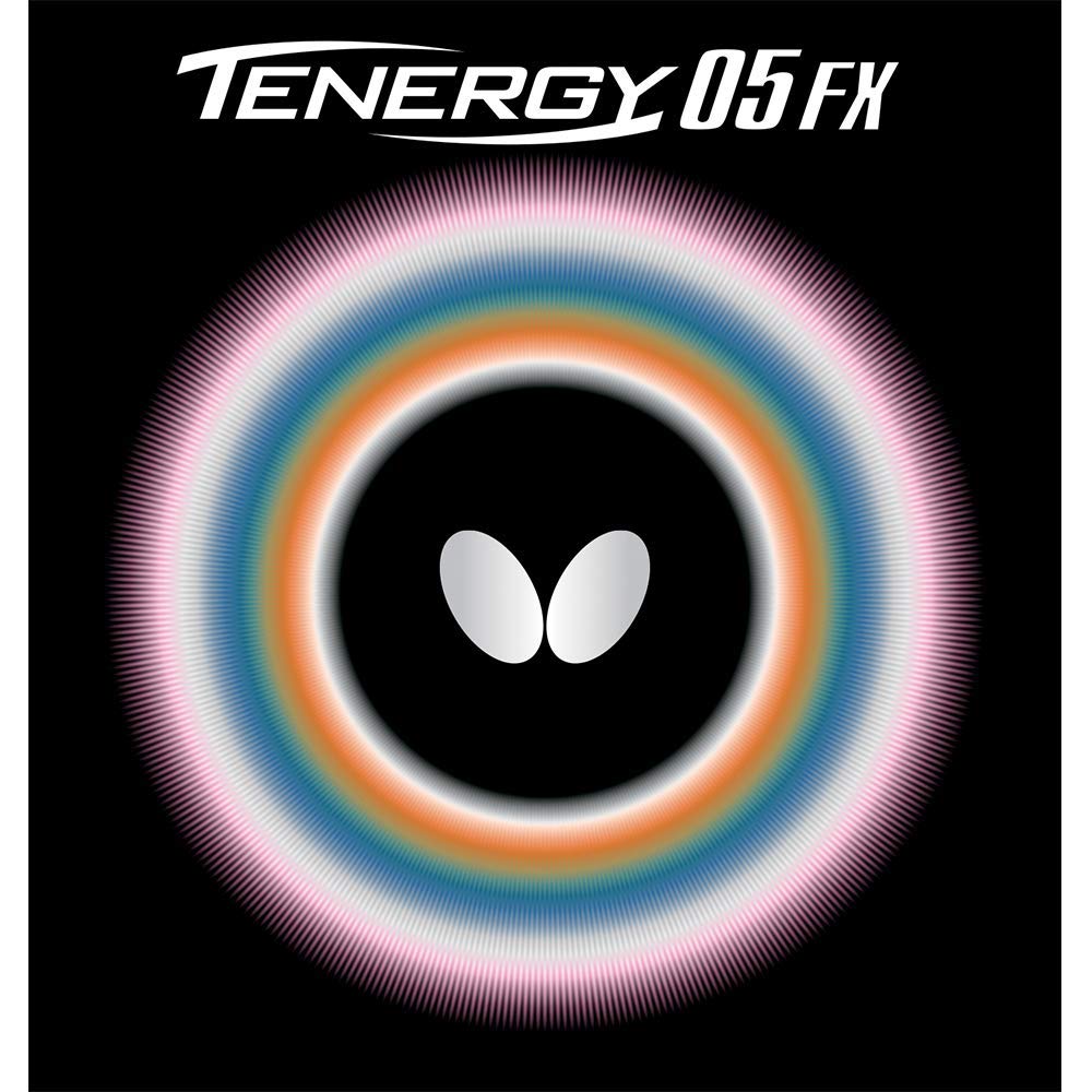 Butterfly Накладка для настольного тенниса Tenergy 05 FX Back Soft Tension 05900 черная, очень толстая (Вращение)