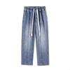 Retro Jeans Men's American Loose Straight Wash Drape Wide-leg PantsRetro Jeans Men's American Loose Straight Wash Drape Wide-leg Pants