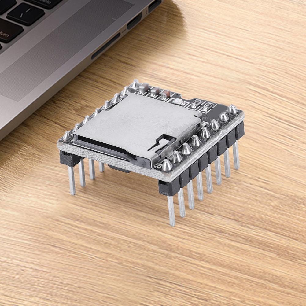 DFPlayer Mini MP3 Player Module TF Card U Disk for Arduino Mini MP3 DF Player Audio Voice Module IO/Serial Port/AD MP3-TF-16P