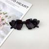 Travel Sunscreen Uv Protection Children'S Sunglasses Oval Frame Wave Cute Girls Sunglasses Sunshade Eye Protection Glasses