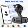WiFi Ultra HD 4K+1080P Dashcam Car Camera Super Night Vision Dual Lens Front Inside Loop Recording Vehicle Accessories