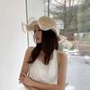 Straw Hat Women's Seaside Beach Hat Summer Temperament All-match Fashion Sun Hat Sunscreen Anti-ultraviolet Sun Hat