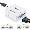 1080P HDMI To VGA Converter with Audio VGA To HDMI Converter HDMI Adapter for Projector DTV TV HDVD Laptop