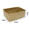 Decor Cosmetic Storage Container Woven Seagrass Storage Baskets Straw Rattan Basket Picnic Basket